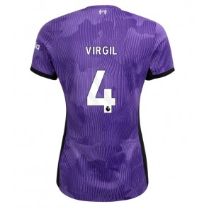 Liverpool Virgil van Dijk #4 Tredje Tröja Dam 2023-24 Kortärmad